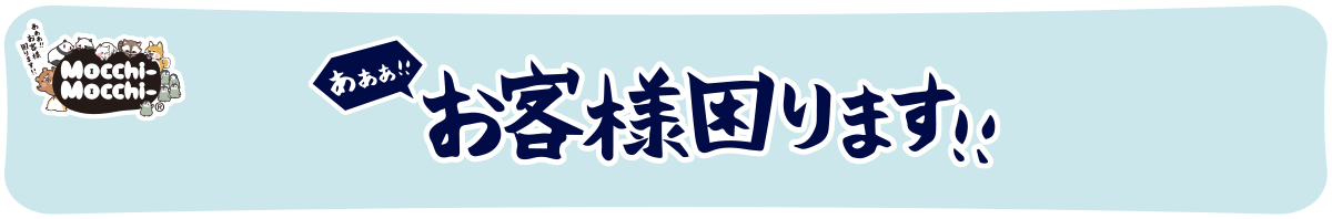 あああ!!お客様困ります!!